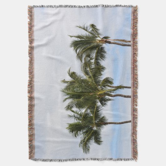 Palmbomen op Hawaï Deken (Voorkant Verticaal)