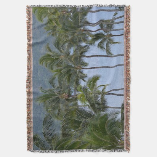 Palmbomen op Hawaï Deken (Voorkant Verticaal)