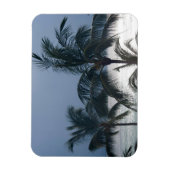 palmbomen op het strand magneet (Verticaal)