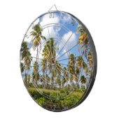 Palmbomen op het strand van Isla Saona Dartbord (Voorkant Rechts)