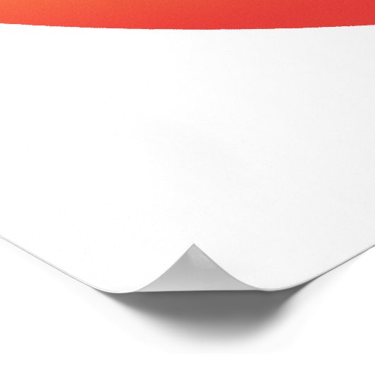 Palmbomen op het symbool Sunset Yin Yang Poster (Hoek)