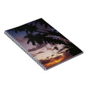 Palmbomen op zee notitieboek (Rechterzijde)