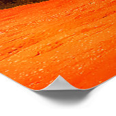 Palmbomen op zonsondergrond. Sri Lanka. Poster (Hoek)