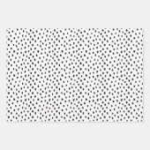 Palmbomen, palmvaten en zwarte handgetrokken Stipp Inpakpapier Vel (Voorkant 2)