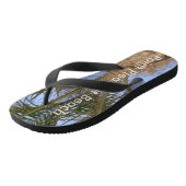 Palmbomen Point Pleasant Beach New Jersey Teenslippers (Schuin)