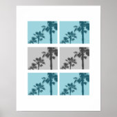  palmbomen poster (Voorkant)