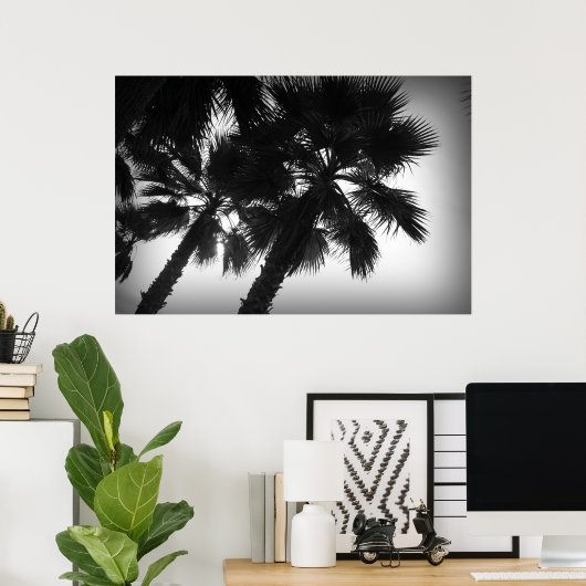 Palmbomen Poster (Thuiskantoor)