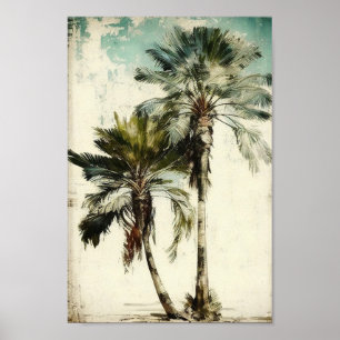 Palmbomen, Poster voor tropische wanden