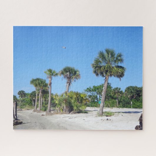 Palmbomen puzzel (Horizontaal)