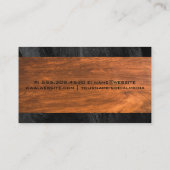 Palmbomen Residentiële Logo | aannemer Visitekaartje (Achterkant)