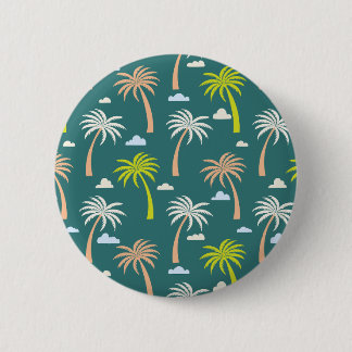 Palmbomen Ronde Button 5,7 Cm