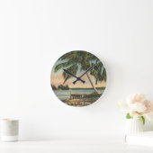 palmbomen  ronde klok (Huis)