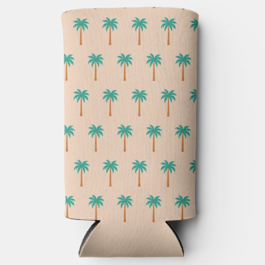 Palmbomen Seltzer Blikjeskoeler (Voorkant)