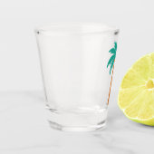 Palmbomen Shot Glas (Links)