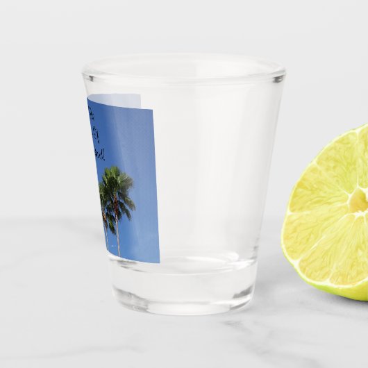 Palmbomen Shot Glas (Rechts)