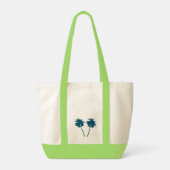Palmbomen Silhouet Impulse Tote Bag (Achterkant)