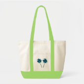 Palmbomen Silhouet Impulse Tote Bag (Voorkant)