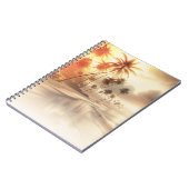 Palmbomen & Sinaasappel Sunset Beach Notitieboek (Linkerzijde)