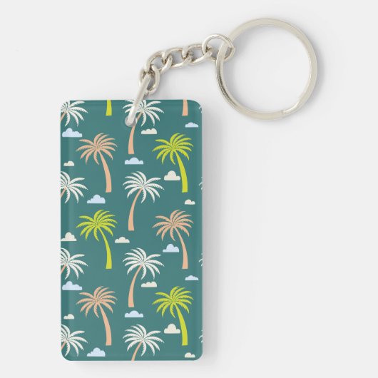 Palmbomen Sleutelhanger (achterkant)