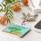 Palmbomen Sleutelhanger (Zijkant)