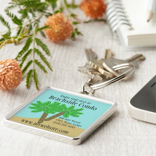 Palmbomen Sleutelhanger