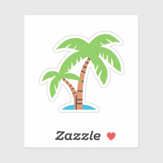 Palmbomen Sticker (Vel)