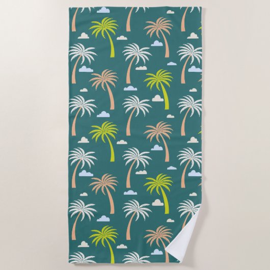 Palmbomen Strandlaken (Voorkant)