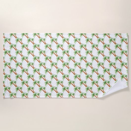 Palmbomen Strandlaken (Voorkant)