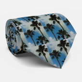 Palmbomen Stropdas (Opgerold)