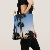 Palmbomen Sunrise Destin Florida Canvas tas (Dichtbij)