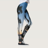 Palmbomen Sunrise Destin Florida Leggings (Rechts)