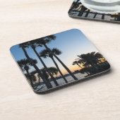 Palmbomen Sunrise Destin Florida Onderzetters Set  (Linkerzijde)