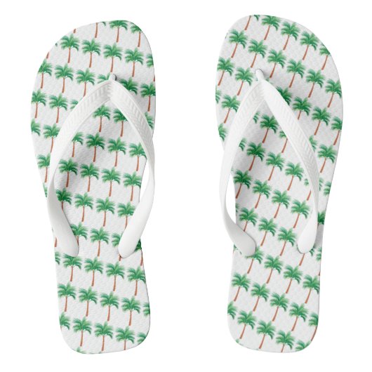 Palmbomen Teenslippers (Voetbed)