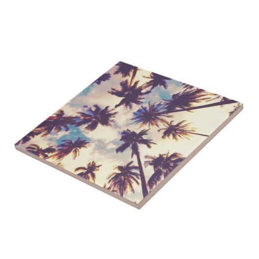 Palmbomen Tegeltje (Zijkant)