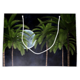 palmbomen tegen de maan groot cadeauzakje