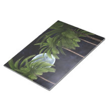 palmbomen tegen de maan