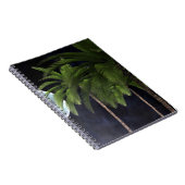 palmbomen tegen de maan notitieboek (Rechterzijde)