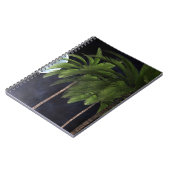 palmbomen tegen de maan notitieboek (Linkerzijde)