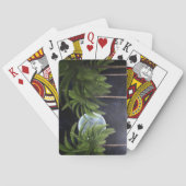 palmbomen tegen de maan pokerkaarten (Achterkant)