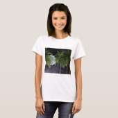 palmbomen tegen de maan t-shirt (Voorkant volledig)