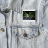 palmbomen tegen de maan vierkante button 5,1 cm (In situ)