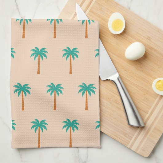 Palmbomen Theedoek (Quarter Fold)