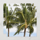 Palmbomen Tropische Kauai Verjaardag Kaart (Voorkant / Achterkant)