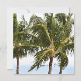 Palmbomen Tropische Kauai Verjaardag Kaart