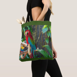 Palmbomen Tropische vogels Tote Bag