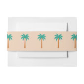 Palmbomen Uitnodigingen Wikkel (Voorkant Voorbeeld)