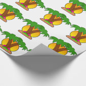 Palmbomen Verpakkingspapier Cadeaupapier (Hoek)