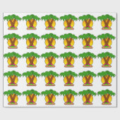 Palmbomen Verpakkingspapier Cadeaupapier (Vlak)