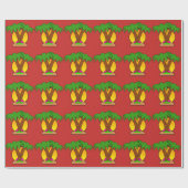 Palmbomen Verpakkingspapier Cadeaupapier (Vlak)