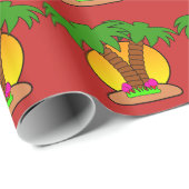 Palmbomen Verpakkingspapier Cadeaupapier (Rol Hoek)